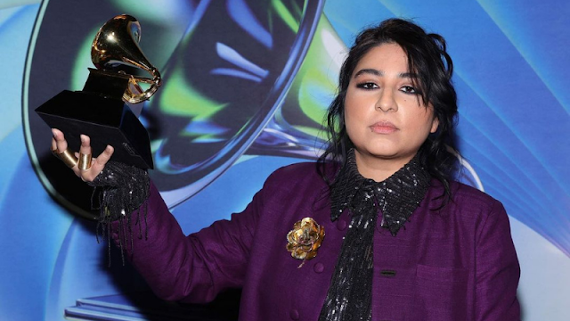 Brooklyn-based Pakistani vocalist Arooj Aftab scored her first Grammy, winning a prestigious trophy for her song 'Mohabbat' in the Best Global Performance category.