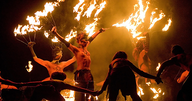 Trip to Edinburgh on Beltane Night with Celtic Bonfires images