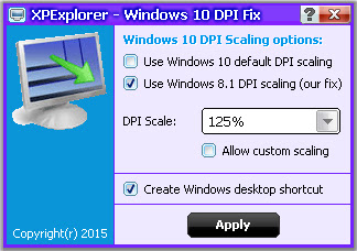 كيفية حل مشكلة الخط غير واضح في الويندوزwindows10_dpi_blurry_fix