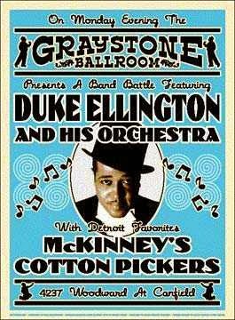 Duke Ellington orchestra e McKinney's Cotton Pickers poster