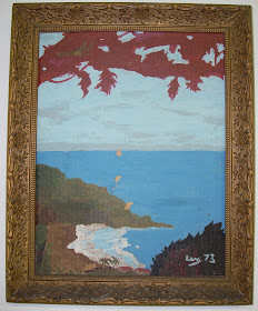 1973 painting Baracoa, Cuba by F. Lennox Campello