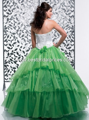 Love Green Wedding Dress Picture