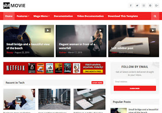 SBT Movie Blogger Template  Free Download/ Sora templates