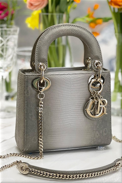 ♦Mini Lady Dior lizard bag #dior #bags #brilliantluxury