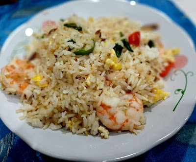 Nasi Goreng Udang Hidangan Berbuka Puasa