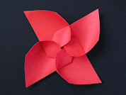 Origami, Girandola modulare -  Modular Pinwheel, by Francesco Guarnieri