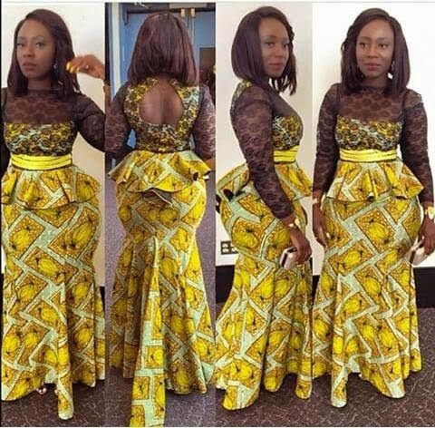Beautiful Ankara Skirt And Blouse For African Woman