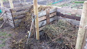 Allotment in late autumn