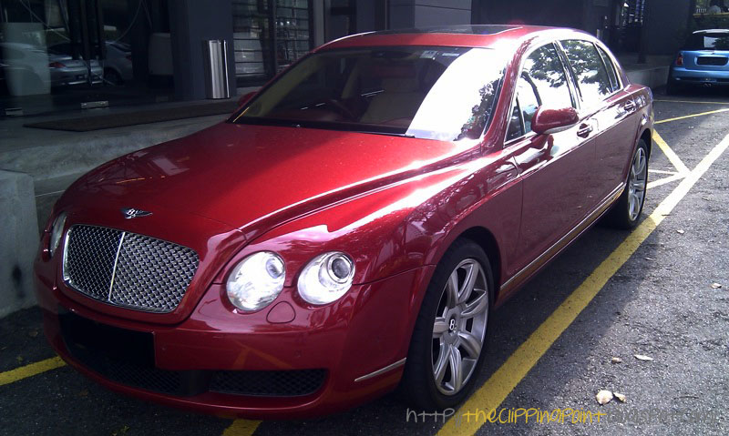A nice St James Red Bentley Correct me if I am wrong