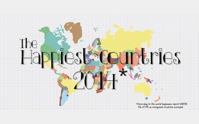 Image: The Happiest Countries 2014