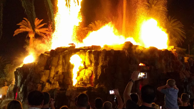 Volcano show at the Mirage