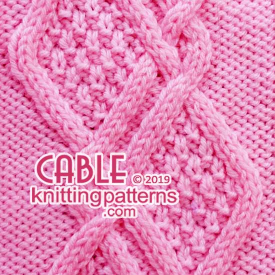 Braided Cable Knitting Pattern. 