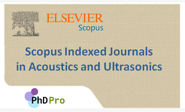 Scopus Indexed Journals in Acoustics and Ultrasonics