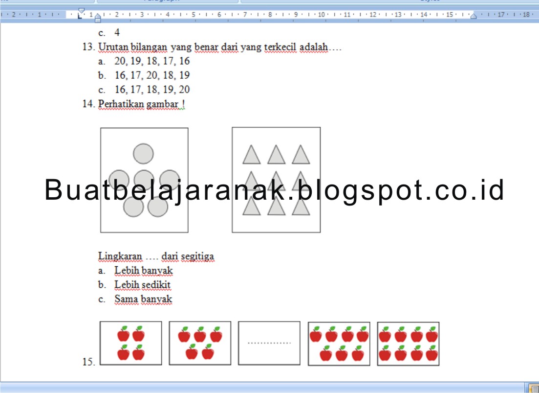 Berikut ini penulis sajikanSoal UlanganYang kami Susun Bagi Pembaca  Download Soal UKK / UAS Genap Matematika Kelas 3 SD/MI Semester 2Terbaru Tahun 2017  Rief Awa