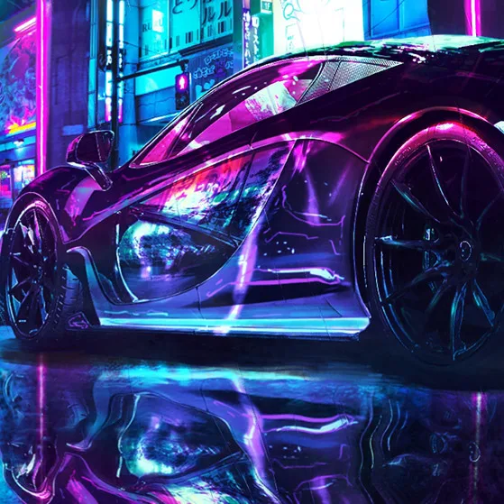 Cyberpunk Car Wallpaper Engine