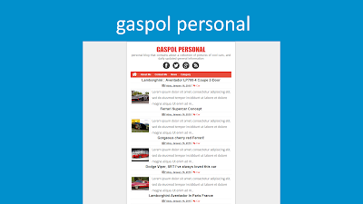 Gaspol Personal Simple Blogger Templates Free Gaspol Personal Simple Blogger Templates Free