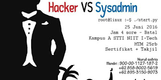 Hacker VS Sys Admin Bukber