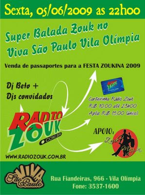 Super Balada Zouk - Vila Olympia