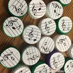 Learning the names of the treble clef lines and spaces is a basic music skill.  Using workstations to practice it only makes sense. See ideas for using centers in your music classroom  to teach pitch names of notes on the treble clef staff.