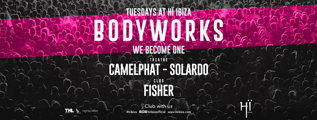 bodyworks, hi ibiza, hï ibiza, ibiza, solardo, camelphat, fisher, discoteca, eventos, verano, summer, 2019, house, tech house, deep house, techno, music, electronic music, musica, musica electronica, dj, dj life, dj set, 