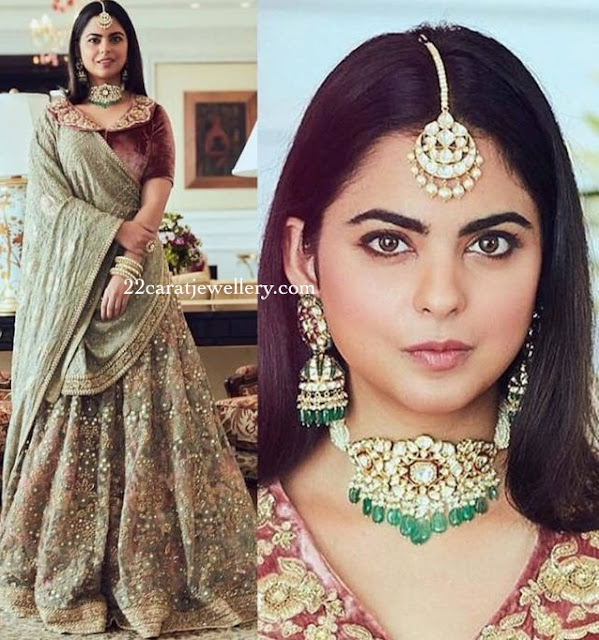 Isha Ambani Sabyasachi Choker 