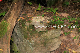 5.11 tactical multicam Flag Bearer Cap with my monogram on the ruins of German bunker of WWI