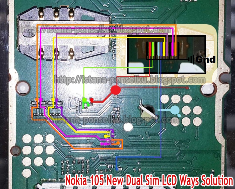 Nokia 105 Dual Sim LCD Ways Solution ISTANA PHONE CELL