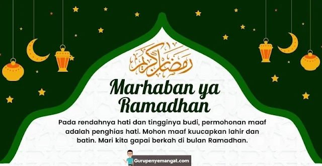 Gambar Kata-kata Permohonan Maaf bulan Ramadhan