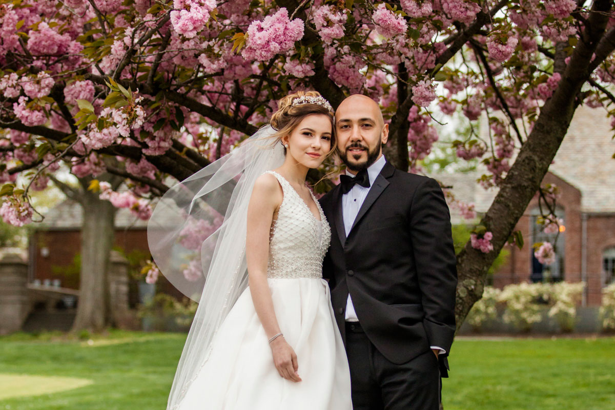 Couple Enjoying Some Special Moments On Their Big Day.