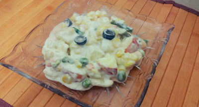 Olivier salad recipe, Russian salad recipe, salad recipe by thehoggerz.com