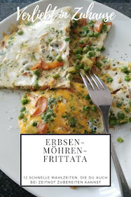 Erbsen-Möhren-Frittata Rezept -12 schnelle Mahlzeiten auch bei Zeitnot