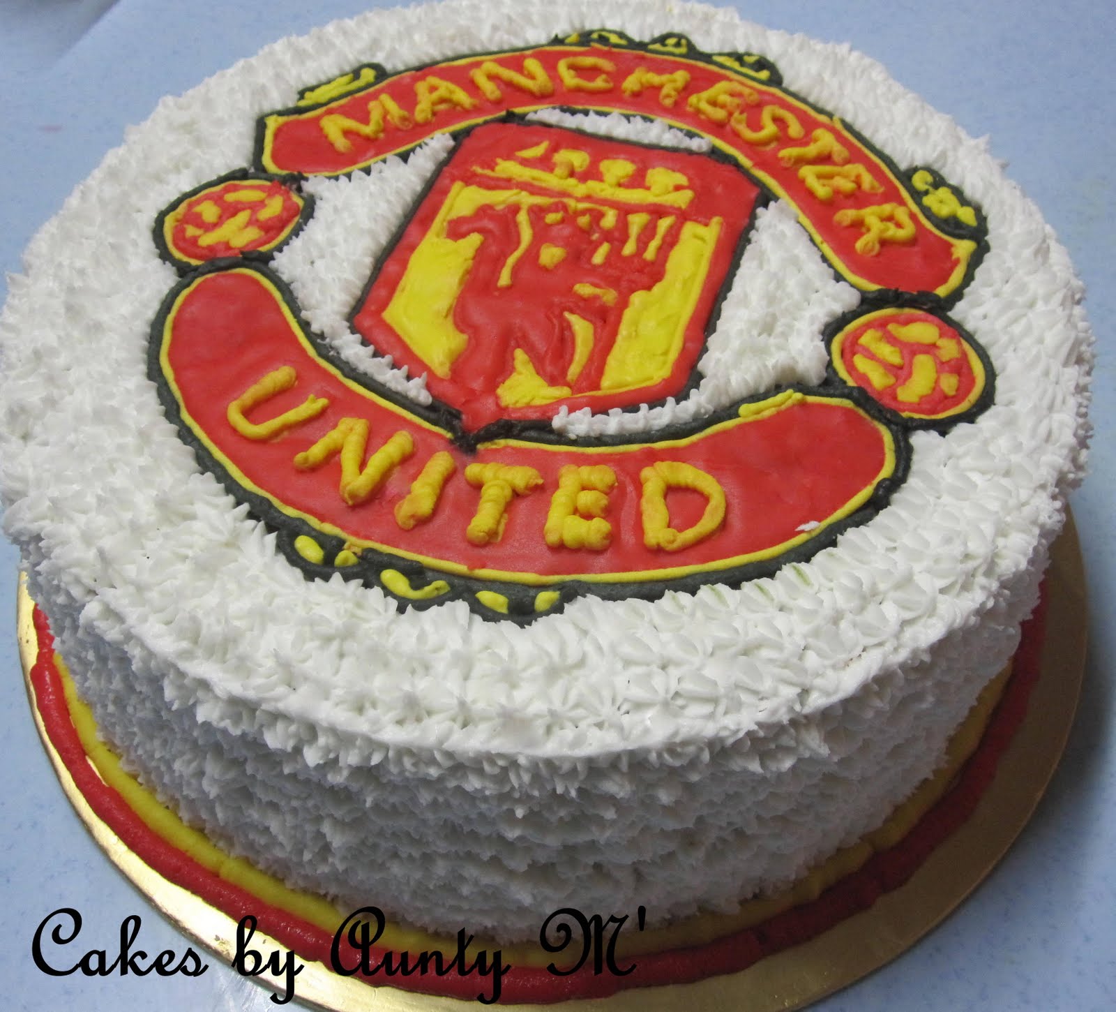 Cupcakes by Aunty M Manchester  United Theme