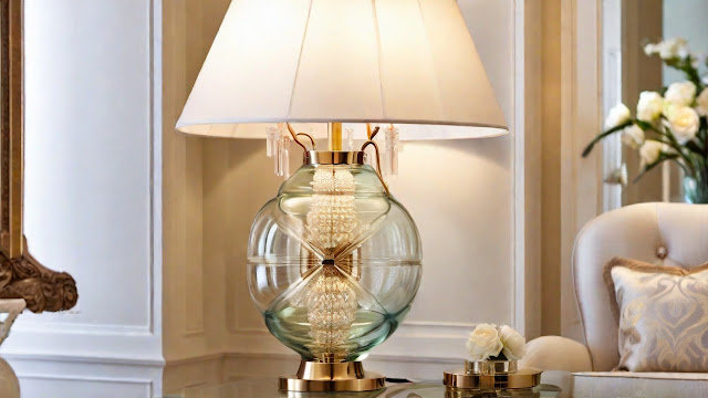 Entryway Charm Glass Lamps