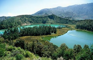 Telaga Warna at Dieng Highland - Indonesia