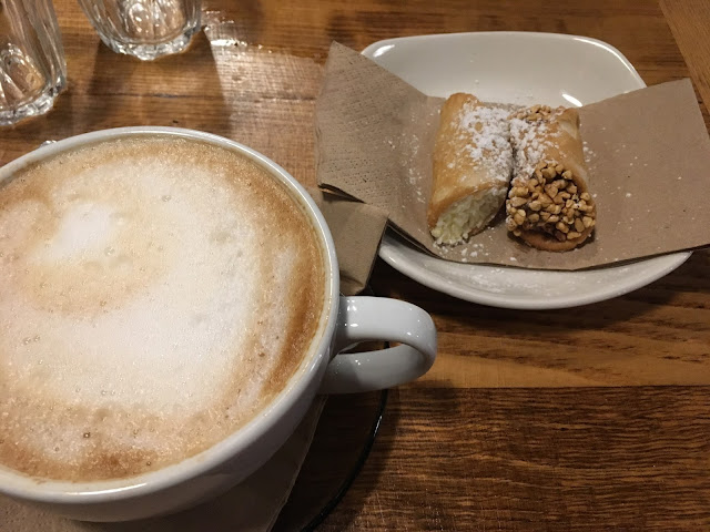 coffee and cannoli