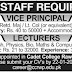 Vice Principal Required in Cadet College Rawalpindi