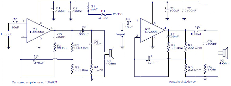 TDA2003 Car Audio Amplifier