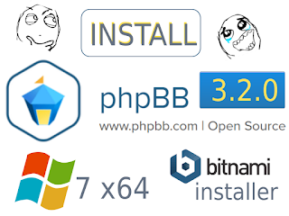 Install phpBB 3.2.0 via Bitnami on Windows 7 localhost