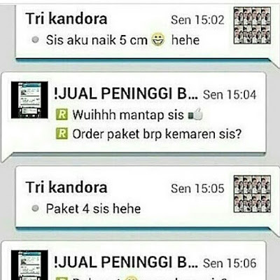 Testimoni Obat Peninggi  Badan TIENS Asli