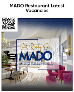 Barista, Chef de partie, Cook, Hostess, Restaurant manager, Waitress Recruitment in Dubai | For MADO Restaurant | Apply Online