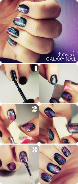 How to : Easy Galaxy Nails Tutorials / Best LoLus Nails Fashion