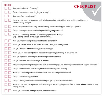 Complete the checklist every 9 to 12 months. Discuss the changes with your 