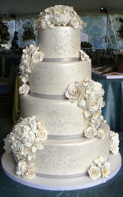 White Wedding Cakes Pictures