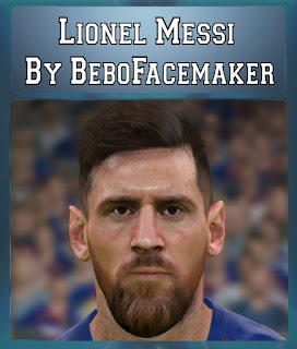 PES 2017 Faces Lionel Messi by Bebo