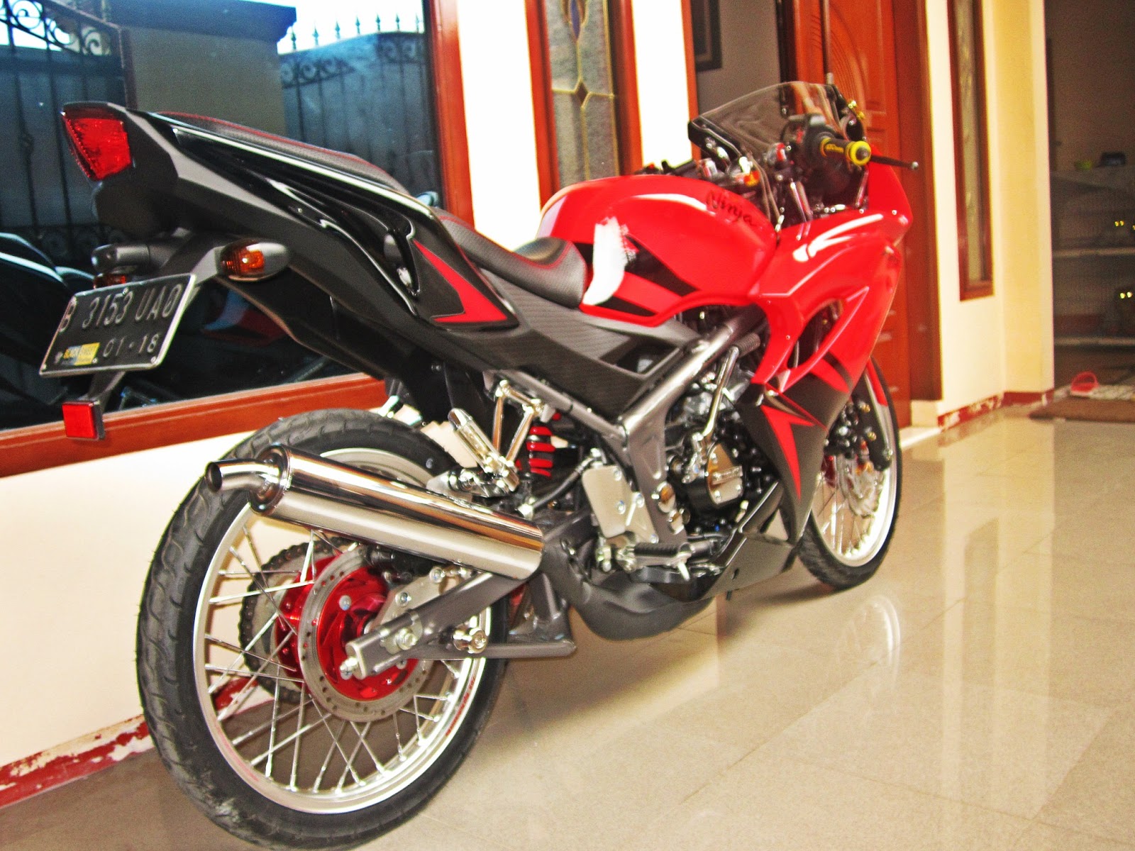 Ninja RR new Modifikasi jari-jari