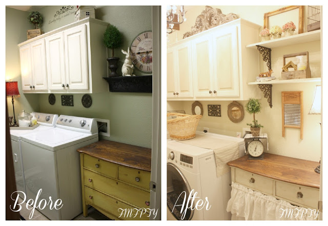 Laundry Room Makeover- French Farmhouse