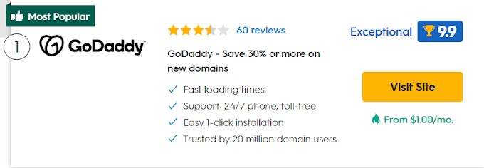 COMPARE THE BEST DOMAIN HOSTING OF 2021 & Top 5 domain rigister