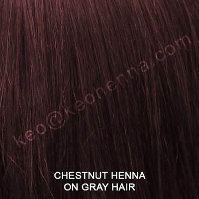 Chestnut Henna Hair Color On Gray Hair