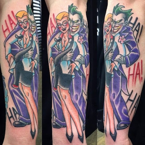 10 Joker and Harley Quinn Tattoos For Any Comic Couple!