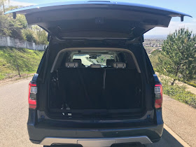 Tailgate open on 2020 Ford Expedition Platinum